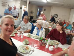 Church dinner in Cobourg.